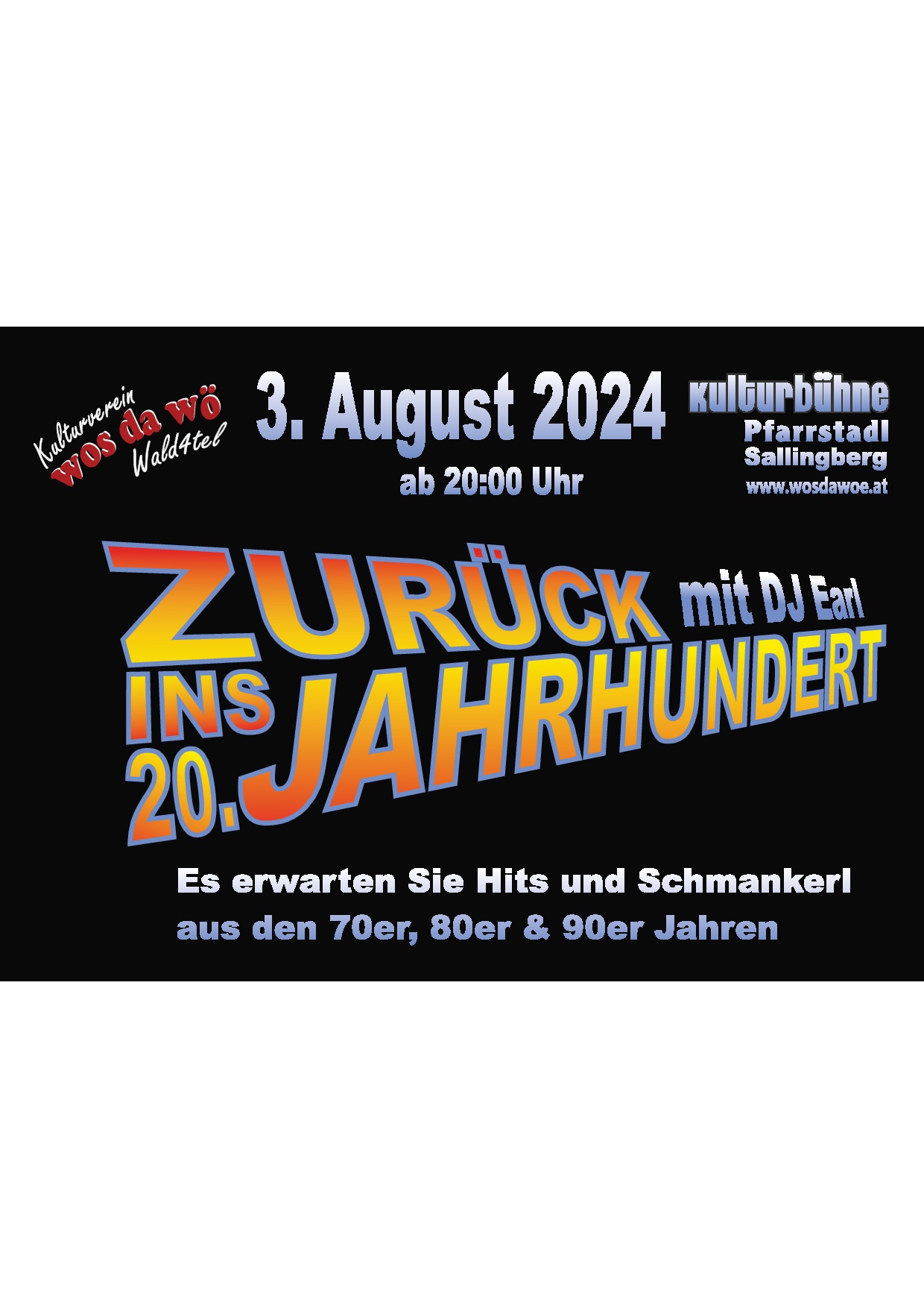 Zurück ins 20. Jahrhundert mit DJ Earl